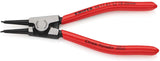 KNIPEX Sicherungsringzange A 0 für Wellen Ø 3-10 mm, poliert, gerade Spitzen, Chrom-Vanadin-Stahl