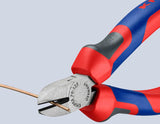 KNIPEX Seitenschneider 140 mm, polierter Kopf, Mehrkomponenten-Griffe, max. 1,8 mm