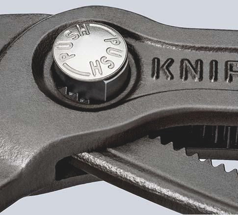 KNIPEX Cobra® Wasserpumpenzange 180 mm, Spannweite 36 mm, verchromt, Kunststoffüberzug
