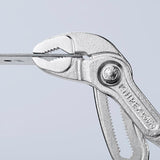 KNIPEX Cobra® Wasserpumpenzange 180 mm, Spannweite 36 mm, verchromt, Kunststoffüberzug