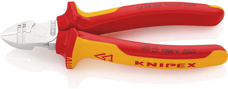 KNIPEX Abisolierseitenschneider 160 mm VDE – Präzisionszange mit Abisolierlöchern