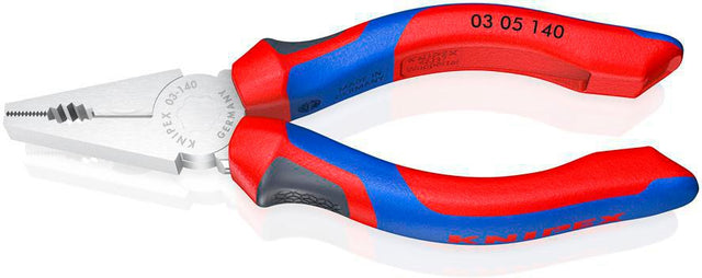 KNIPEX Kombizange 140 mm verchromt mit Comfort-Griff – Präzision für Handwerk und Elektro