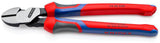 KNIPEX Kraftseitenschneider 140 mm, poliert, Form 0, Mehrkomponenten-Hüllen – 20 % Kraftersparnis
