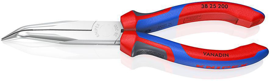KNIPEX Mechanikerzange L.200mm Form 2 40° gewinkelt Comfort-Griff verchromt