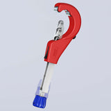 KNIPEX Rohrabschneider TubiX® 6-35 mm – QuickLock-Einhandschnellfixierung für Kupfer, Messing, Edelstahl