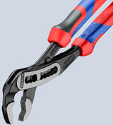 KNIPEX Wasserpumpenzange Alligator 180 mm mit Comfort-Griff und 9-fach Rastenverstellung