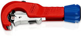 KNIPEX Rohrabschneider TubiX® 6-35 mm – QuickLock-Einhandschnellfixierung für Kupfer, Messing, Edelstahl