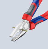 KNIPEX Kombizange 140 mm verchromt mit Comfort-Griff – Präzision für Handwerk und Elektro