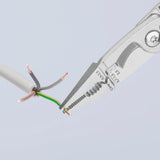 KNIPEX Elektroinstallationszange 200 mm VDE isoliert – Multifunktionszange mit Öse
