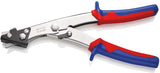 KNIPEX Blechknabber 280 mm – Schnittbreite 2,7 mm, vernickelt, Mehrkomponenten-Hüllen