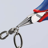 KNIPEX Elektronik-Greifzange 115 mm mit flachbreiten Backen und Kunststoffüberzug