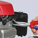KNIPEX Mechanikerzange L.200mm Form 2 40° gewinkelt Comfort-Griff verchromt