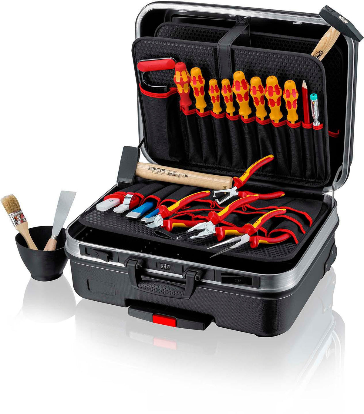 KNIPEX Werkzeugsortiment BIG Basic Move Elektro 24-teilig im Hartschalenkoffer