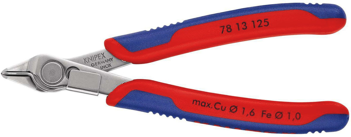 KNIPEX Elektronikseitenschneider Super-Knips® INOX 140 mm – Präzisionszange für feinste Schneidarbeiten