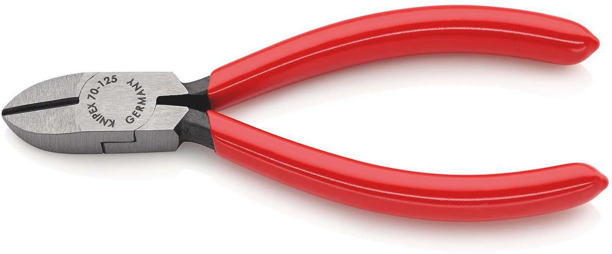 KNIPEX Seitenschneider 110 mm, polierter Kopf, Kunststoffüberzug – präziser Schnitt für feine Drähte
