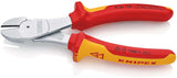 KNIPEX Kraftseitenschneider VDE 250 mm – 20 % Kraftersparnis, isoliert bis 1000 V