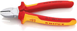 KNIPEX Seitenschneider VDE 160 mm – isoliert bis 1000 V, gehärtete Schneiden