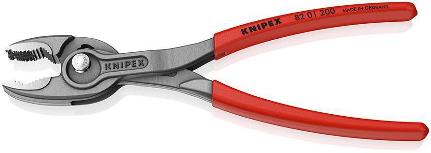 KNIPEX TwinGrip Frontgreifzange 200 mm – Robuste Zange mit Front- und Seitengreif-Funktion