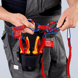 KNIPEX Fangleine für Zangen – max. 1,5 kg Belastung, 1 Stück, zuverlässiger Fallschutz