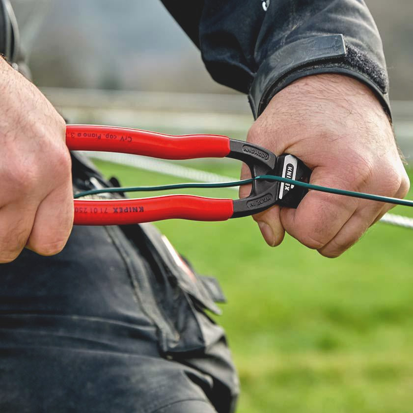 KNIPEX CoBolt® Kompaktbolzenschneider 160 mm – 60 % Kraftersparnis, mit Aussparung