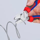KNIPEX Kraftseitenschneider 140 mm Form 0 mit Mehrkomponenten-Hüllen – 20 % Kraftersparnis