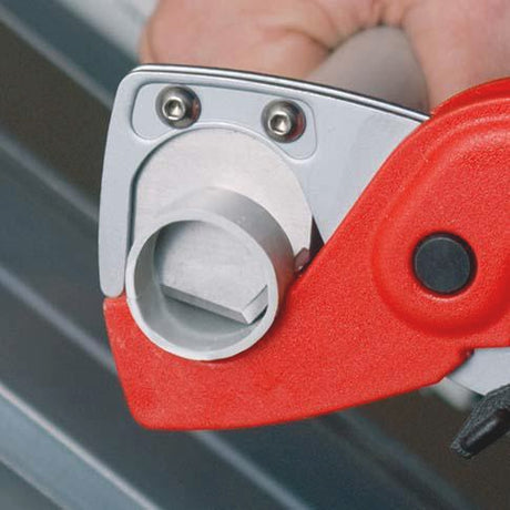 KNIPEX Rohrschneider für Kunststoffrohre und Schläuche bis 25 mm – 185 mm
