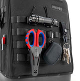 KNIPEX Werkzeugrucksack Modular X18 – 21 Haltelaschen, 37 Taschen, 15 kg Tragfähigkeit, Recycling-Nylon