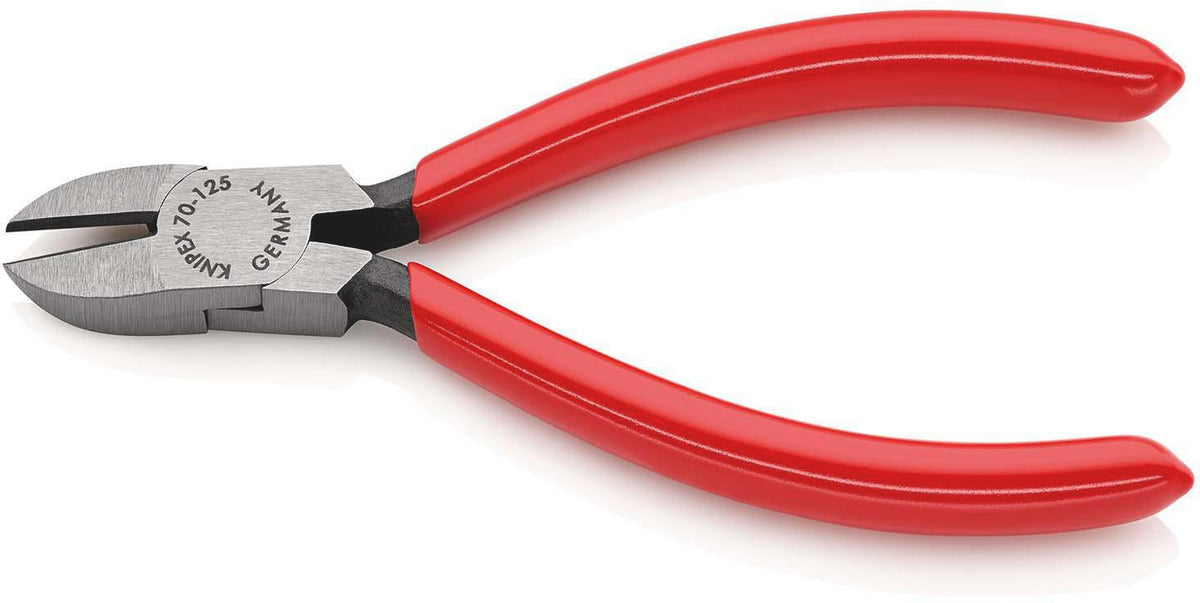 KNIPEX Seitenschneider 110 mm, polierter Kopf, Kunststoffüberzug – präziser Schnitt für feine Drähte