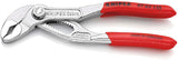KNIPEX Cobra® Wasserpumpenzange 180 mm, Spannweite 36 mm, verchromt, Kunststoffüberzug
