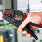 KNIPEX Automatikabisolierzange EvoStrip 200 mm für 0,03-10 mm² – selbsteinstellend, mit Drahtschneider