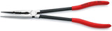 KNIPEX Montierzange 280 mm mit poliertem Kopf und Kunststoffüberzug – Spezialzange für schwer zugängliche Stellen