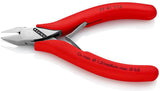 KNIPEX Elektronik-Seitenschneider 115 mm, spiegelpoliert, mit Facette und Öffnungsfeder