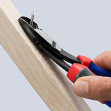KNIPEX Kraftseitenschneider 200 mm Form 2 mit 20 % Kraftersparnis und Kunststoffüberzug