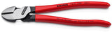 KNIPEX Kraftseitenschneider 140 mm poliert Form 0 – 20 % Kraftersparnis, Kunststoffüberzug