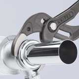 KNIPEX Syphon-/Connectorenzange L.250mm Spann-W.25-80mm schwarz atramentiert