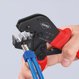 KNIPEX Crimpzange 250 mm – Für unisolierte Kabelschuhe und Verbinder, 2x6, 2x10, 2x16 mm²