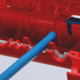 KNIPEX ErgoStrip® Universal-Abmantelungswerkzeug 130 mm für Rund-, Feuchtraum- und Datenkabel