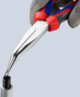 KNIPEX Mechanikerzange L.200mm Form 2 40° gewinkelt Comfort-Griff verchromt