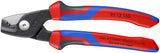 KNIPEX Kabelschere 160 mm mit Kunststoffüberzug – schneidet bis zu 40 % leichter