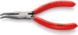 KNIPEX Justierzange 135 mm mit Kunststoffüberzug – gerade, schmale Spitzen für feinste Arbeiten