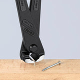 KNIPEX Kraftmonierzange 300 mm – 25 % Kraftersparnis, polierter Kopf, Kunststoffüberzug