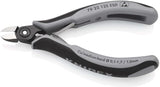 KNIPEX Präzisions-Elektronik-Seitenschneider 125 mm – ESD, induktiv gehärtete Schneiden, feinste Facette