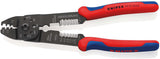 KNIPEX Crimpzange 240 mm für isolierte und unisolierte Kabelschuhe