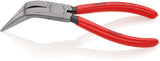 KNIPEX Mechanikerzange 200 mm Form 1 mit Kunststoffüberzug – gerade Spitze, DIN ISO 5745