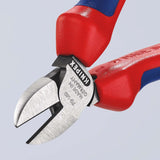 KNIPEX Seitenschneider 140 mm, polierter Kopf, Mehrkomponenten-Griffe, max. 1,8 mm