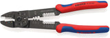 KNIPEX Crimpzange 240 mm für isolierte und unisolierte Kabelschuhe