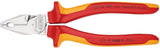 KNIPEX Kraftkombizange VDE 180 mm – 35 % Kraftersparnis, verchromt, Mehrkomponenten-Griff