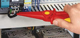KNIPEX Flachrundzange 220 mm – Glasfaserverstärkter Kunststoff, funkenfrei, VDE
