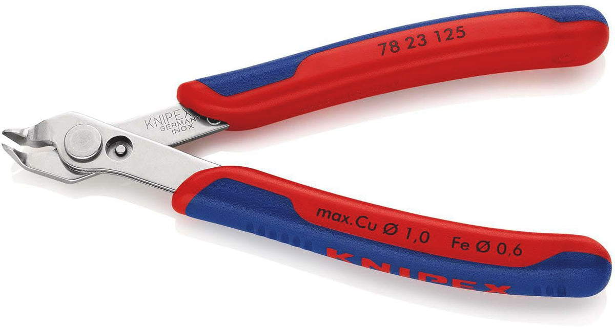 KNIPEX Elektronikseitenschneider Super-Knips® INOX 140 mm – Präzisionszange für feinste Schneidarbeiten