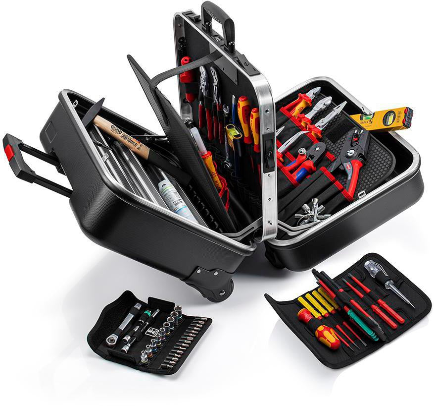 KNIPEX Werkzeugsortiment Big Twin Move Elektro 63-tlg. im Hartschalenkoffer für Elektriker